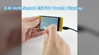 نمایشگر لمسی 2.8 اینچی ESP32 نمایشگر هوشمند 240x320 ESP32 LVGL