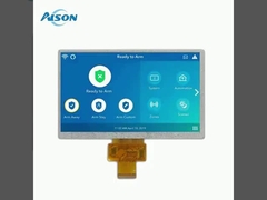 ماژول 7 اینچ صنعتی TFT LCD ماژول نمایش LVDS 40 پین 500cd / m2