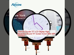 720x720 دایره ای TFT صفحه نمایش LCD با وضوح بالا دور صفحه نمایش TFT 4 اینچ با رابط MIPI