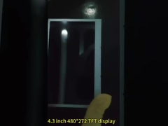 صفحه نمایش ماژول TFT IPS با اندازه 4.3 اینچ و رزولوشن 480x272، قابلیت خواندن در نور خورشید، 1000Cd/m2، رابط RGB