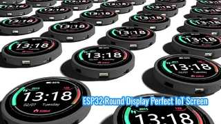 ماژول نمایشگر گرد 1.28 اینچی ESP32-C3