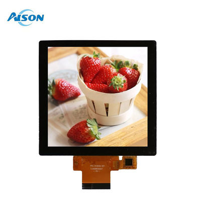 صفحه نمایش LCD 4 اینچ مربع TFT 480x480 صفحه نمایش لمسی مربع TFT 300 cd / m2 رابط 3SPI + RGB