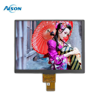 صفحه نمایش LCD 8 اینچ 1024x768 TFT با رابط LVDS 1000cd / m2