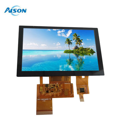 5' 800x480 TFT ماژول صفحه نمایش LCD 5 اینچ IPS LVDS صفحه نمایش TFT 500 Cd / M2