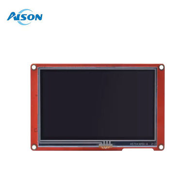 صفحه نمایش LCD HMI 480x272 4.3 اینچ صفحه نمایش لمسی مقاوم 4 پین