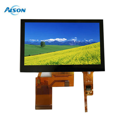 4.3 اینچ صفحه نمایش LCD 400 Cd/M2 IPS Capacitive Touch Screen 480x272