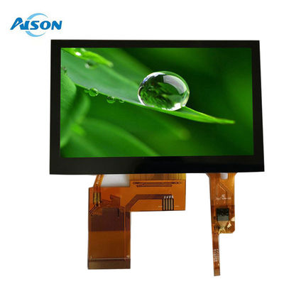 4.3 اینچ 480x272 TFT Capacitive Touch Display 40 Pin TFT Touch Display 400 Cd/M2