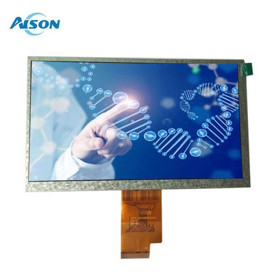 صفحه نمایش 7 اینچ 1024x600 IPS رنگ TFT صفحه نمایش LCD قابل انتقال 450cd / M2 با رابط LVDS