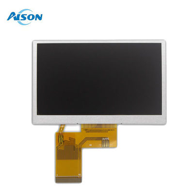4.3 اینچ 800x480 IPS TFT LCD Display 450 Cd/M2 رابط RGB