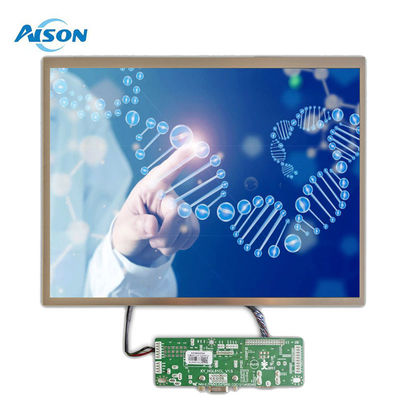 12.1 اینچ نمایشگر صنعتی TFT 1024x768 نمایشگر TFT سفارشی 650 Cd / M2 با رابط LVDS
