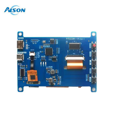 صفحه نمایش ال سی دی 4.3 اینچی IPS رزبری پای با رابط HDMI و لمس خازنی