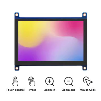 صفحه نمایش 5 اینچی HDMI Raspberry Pi 800x480 ماژول صفحه لمسی ظرفیت 400 Cd / M2