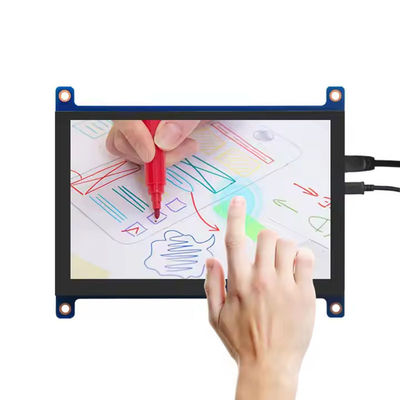 صفحه نمایش 5 اینچی HDMI Raspberry Pi 800x480 ماژول صفحه لمسی ظرفیت 400 Cd / M2
