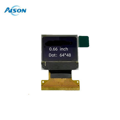 0.66 اینچ ماژول صفحه نمایش OLED 64x48 تک رنگ صفحه نمایش OLED 28 پین