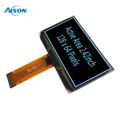 2صفحه نمایش.42 اینچ OLED 24 پین صفحه نمایش سفید OLED 128x64 SPI I2C SSD1309 کنترل