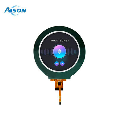 3.4 اینچ 800 * 800 دایره ای TFT صفحه نمایش LCD رابط MIPI 30 پین برای کنترل صنعتی خانه هوشمند