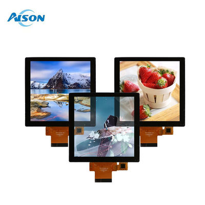 صفحه نمایش 4 اینچی مربع TFT 480x480 با رابط RGB با صفحه نمایش لمسی 300 cd / m2