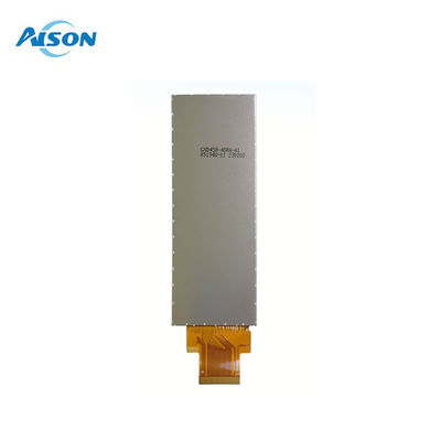 نمایشگر LCD نواری 4.6 اینچی RGB با 40 پین، نمایشگر کشیده شده با روشنایی 300 کاندلا بر متر مربع و دمای عملیاتی 20- تا 70 درجه سانتیگراد