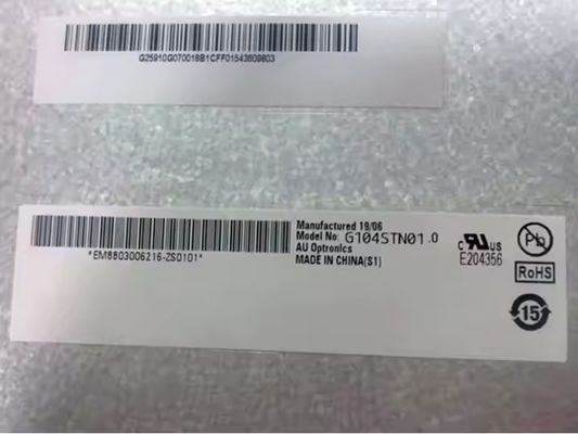 10.4 اینچ AUO 800X600 LVDS TFT LCD Display 400cd/m2 برای صنعتی