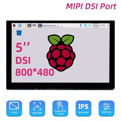 4صفحه نمایش لمسی.3 اینچ 800x480 DSI TFT برای Raspberry PI