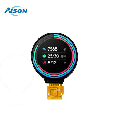 1.28 اینچ نوع گرد صفحه نمایش LCD 12 پین صفحه نمایش 240x240 راننده GC9A01 رابط SPI