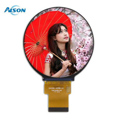 2.76 اینچ 480x480 دایره ای IPS TFT LCD ماژول رابط MIPI 300 نیت 2.8 اینچ نمایش گرد