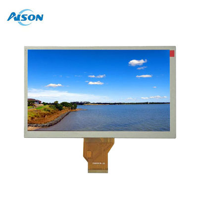 صفحه نمایش LCD 8 اینچ 800x480 TFT روشنایی بالا 1000cd / m2 برای کاربردهای صنعتی رابط RGB