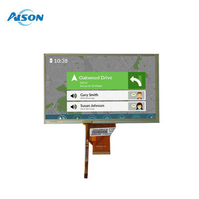 صفحه نمایش لمسی مقاوم 7 اینچی TFT 800X480 ماژول صفحه نمایش لمسی 300 Cd / M2