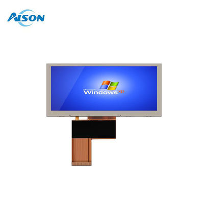 3.9 اینچ 480x128 نوار منظره نوع صفحه نمایش LCD 500 Cd / M2 نوار کشش شده مانیتور LCD سفارشی