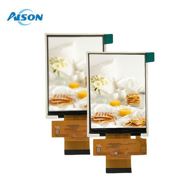 2.8 اینچ 240x320 IPS LCD TFT ماژول 350cd / m2 SPI / MCU / RGB رابط