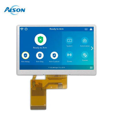 4.3 اینچ 480x272 IPS TFT صفحه نمایش LCD SPI / 808-MCU رابط