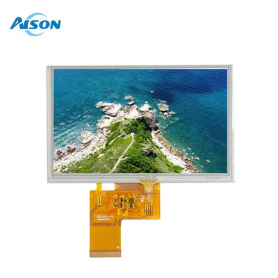 صفحه نمایش LCD 5 اینچ 800x480 RGB 40 پین TFT با صفحه لمسی مقاوم